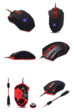 Redragon M901-1 PERDITION-2 24000DPI LED RGB Wired Gaming Mouse - Image 3