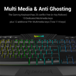 Redragon S101-3 RGB Gaming Keyboard & M601 Mouse Combo - Image 4
