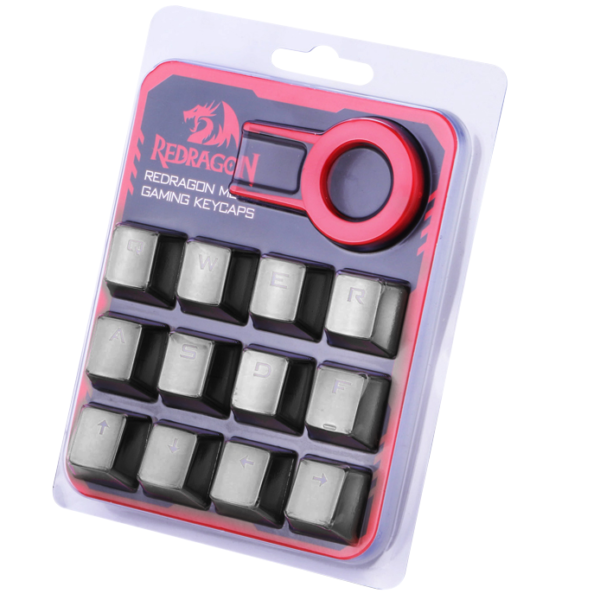 Redragon A103GR Mechanical Keycaps 12 Chrome MX Style - Image 2