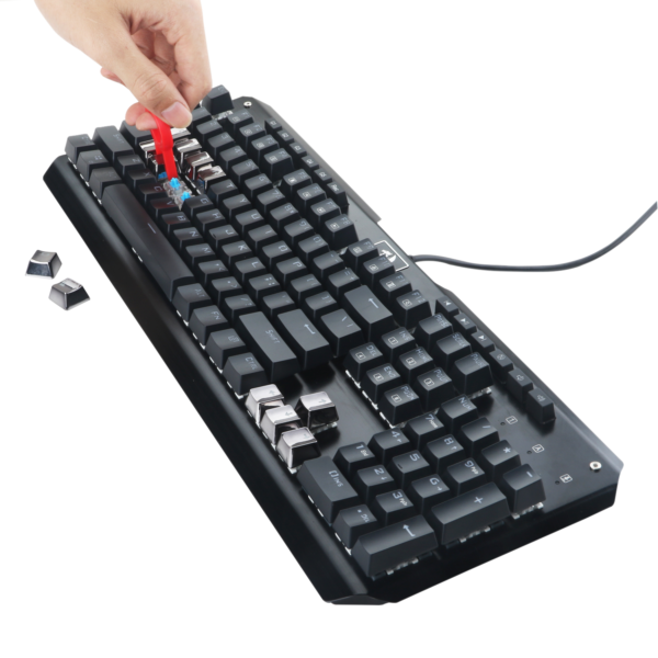 Redragon A103GR Mechanical Keycaps 12 Chrome MX Style - Image 8