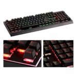 Redragon 105B Mechanical Keyboard Crystal Acrylic Keycaps - Image 3