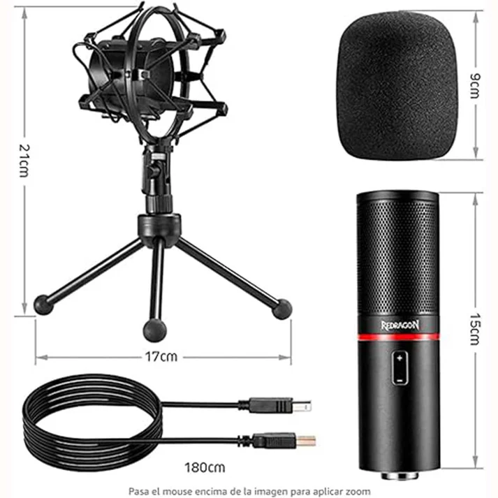 Redragon-Blazar-GM-300-Gaming-Stream-Microphone-Dimensions