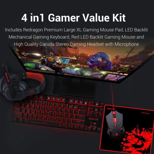 Redragon K552-BB Combo 4 in 1 - Image 12