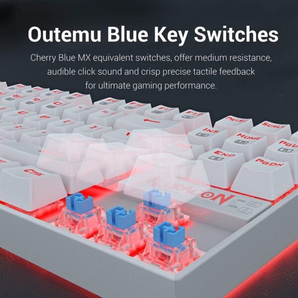 Redragon K552W-2 KUMARA Mechanical Gaming Keyboard - Image 3