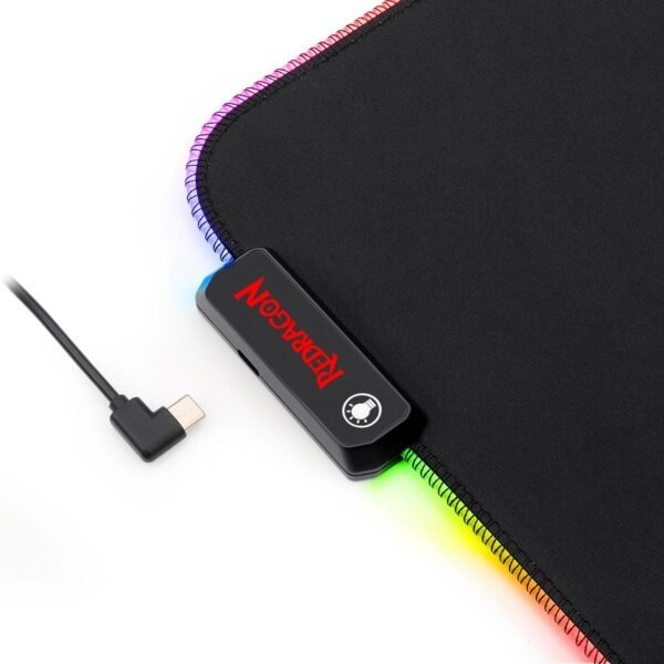 Redragon P026 PLUTO RGB Large Gaming Mouse Pad - Image 4