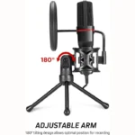 Redragon GM-100 SEYFERT Professional Gaming Microphone with POP Filter - Image 9