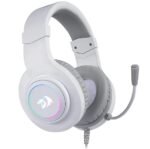 Redragon H260 HYLAS RGB White Gaming Headset - Image 3