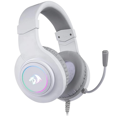 Redragon H260 HYLAS RGB White Gaming Headset - Redragon