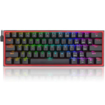 Redragon K616 Fizz Pro Black 3-modes RGB Keyboard With Red Switches