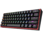 Redragon K616 Fizz Pro Black 3-modes RGB Keyboard With Red Switches - Image 4
