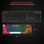 Redragon K631 CASTOR PRO 65% 3-Mode Wireless RGB Gaming Keyboard - Image 4