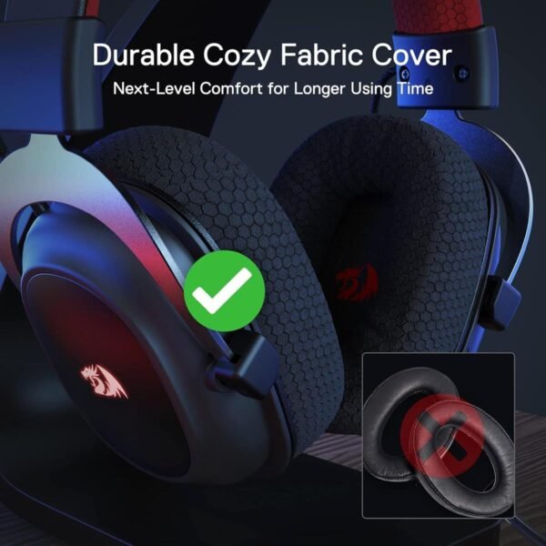 Redragon H510 ZEUS PRO 3-Mode Wireless RGB Gaming Headset - Image 6