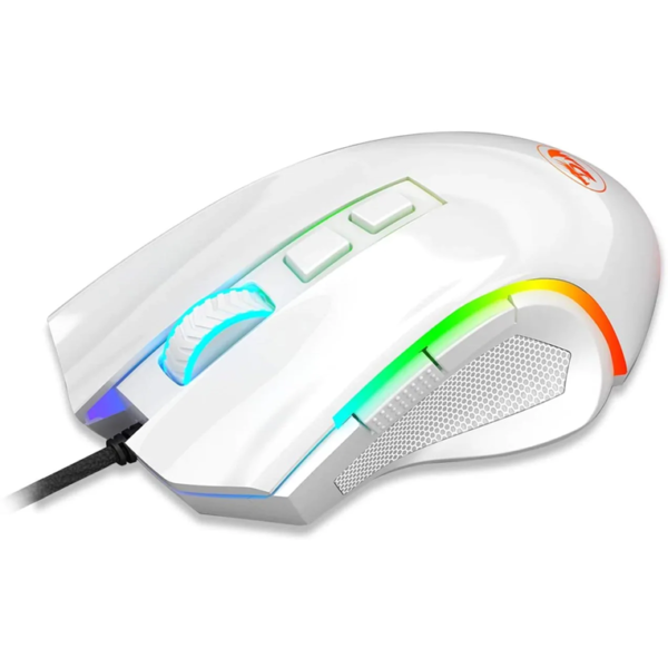 Redragon M607W GRIFFIN RGB Gaming Mouse, 7200 DPI (White) - Image 2