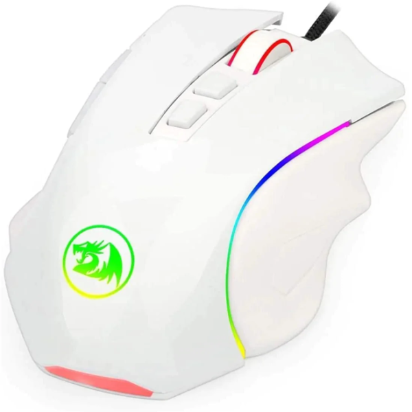 Redragon M607W GRIFFIN RGB Gaming Mouse, 7200 DPI (White) - Image 3