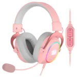 Redragon H510 ZEUS Pink Wired Gaming Headset with Detachable Mic