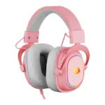 Redragon H510 ZEUS Pink Wired Gaming Headset with Detachable Mic - Image 2