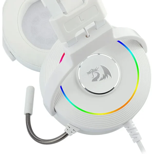 Redragon H320W Lamia 2 RGB Gaming Headset with 360° Rotating Microphone - Image 5
