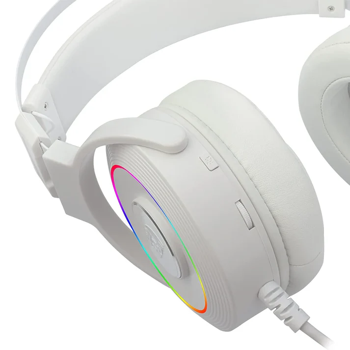 REDRAGON-H320W-Lamia-2-White-RGB-GAMING-HEADSET-VOLUME-CONTROL