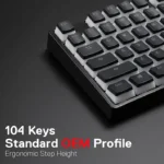 Redragon A130 Double Shot PBT Pudding Keycap Set RGB - Image 5