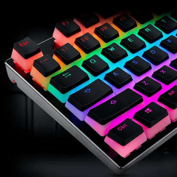 Redragon A130 Double Shot PBT Pudding Keycap Set RGB - Image 2