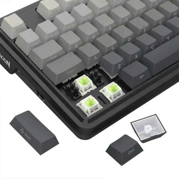 Redragon K743 Antonium PRO 3-Mode Wireless Mechanical Gaming Keyboard - Image 5