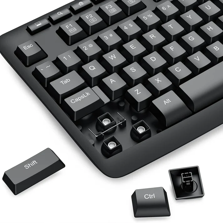 Redragon-BS-7367A-Wireless-Office-Combo-Keyboard-Close-Up