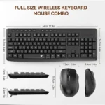 Redragon BS-7367B Wireless Keyboard and Mouse Office 2-in-1 Combo - Image 4