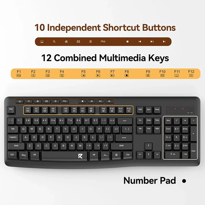 Redragon-BS-7367B-Wireless-Office-Combo-Keyboard-Features