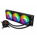 Redragon CCW-1017 ARGB 360mm CPU Liquid Cooler with Temperature Display