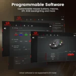 Redragon M816 PRO Deicide Tri-Mode 26K DPI Gaming Mouse - Image 8