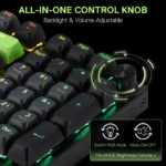 Redragon K740 Dharma Wired Mechanical Gaming Keyboard with Linear Dragon Chant Switch - Image 5