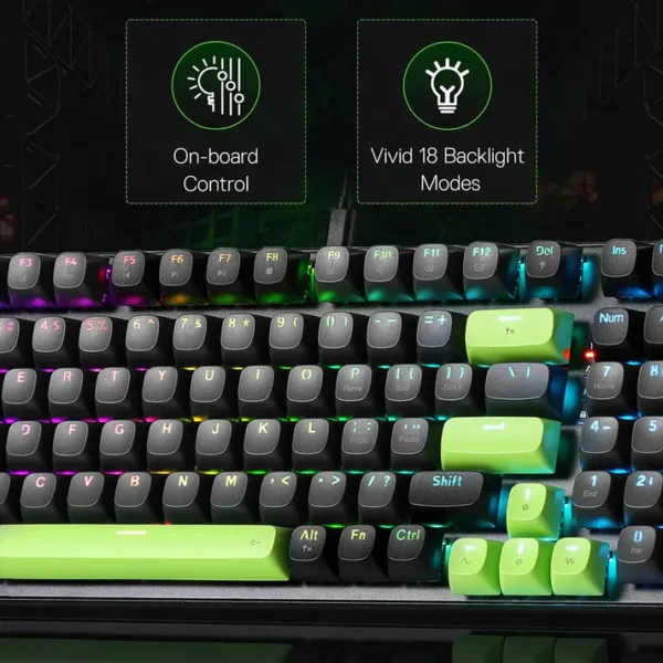 Redragon K740 Dharma Wired Mechanical Gaming Keyboard with Linear Dragon Chant Switch - Image 7