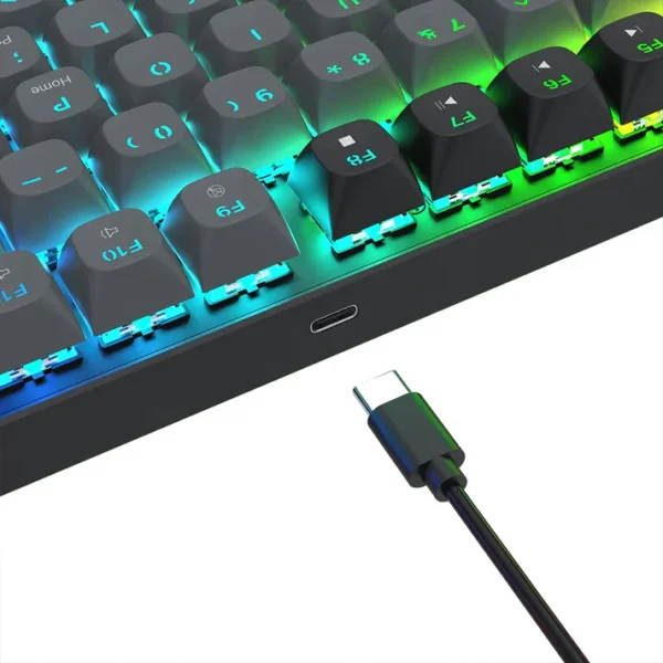 Redragon K740 Dharma Wired Mechanical Gaming Keyboard with Linear Dragon Chant Switch - Image 4
