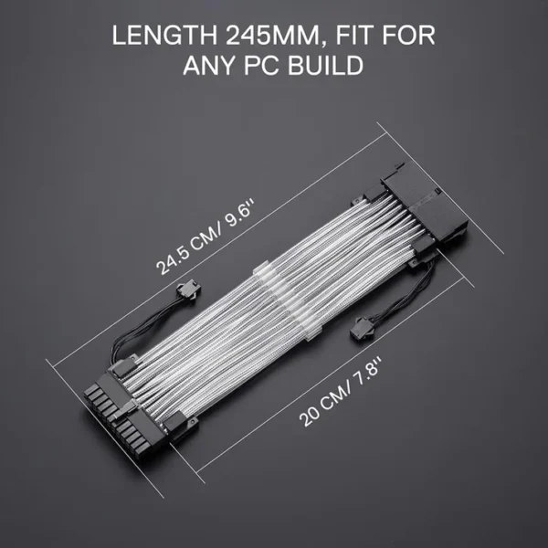 Redragon GCP06 24-Pin ARGB Lighting Extension Cable - Image 6