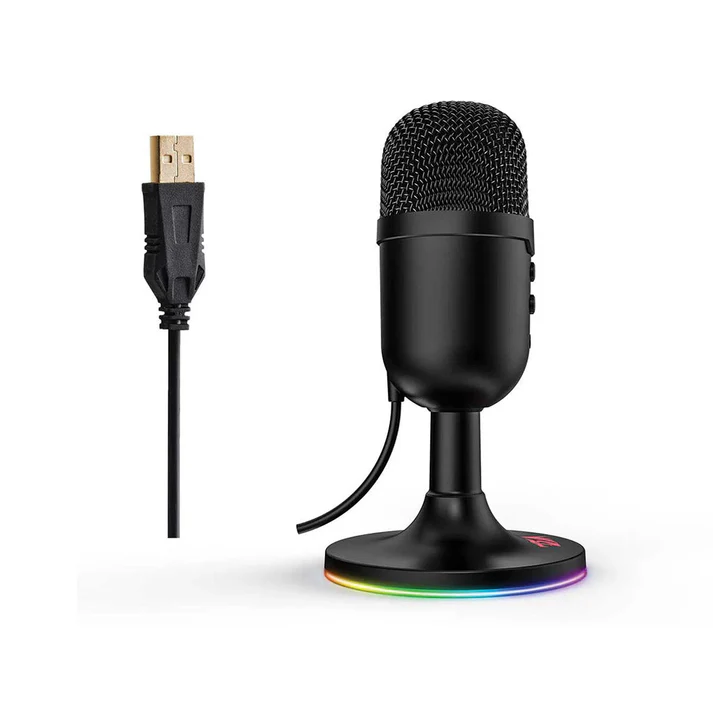 Redragon-GM303-Pulsar-RGB-Steaming-Microphone-Back-View