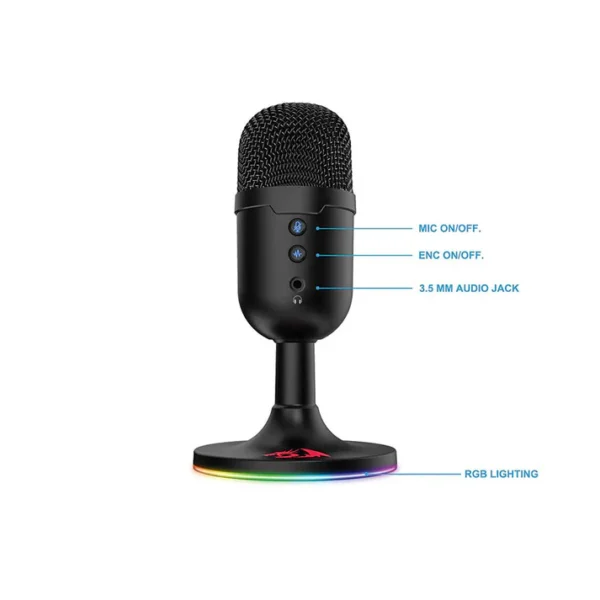 Redragon GM-303 Pulsar RGB Noise Cancelling Microphone - Image 6