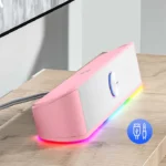Redragon GS560 White Adiemus 4W x 2 RGB Gaming Speakers - Image 7