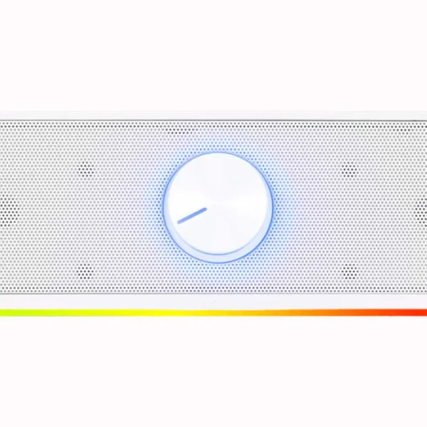 Redragon GS560 White Adiemus 4W x 2 RGB Gaming Speakers - Image 4