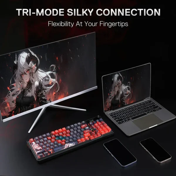 Redragon K719 Artemis Pro RGB Wireless Gasket Mechanical Gaming Keyboard - Image 9