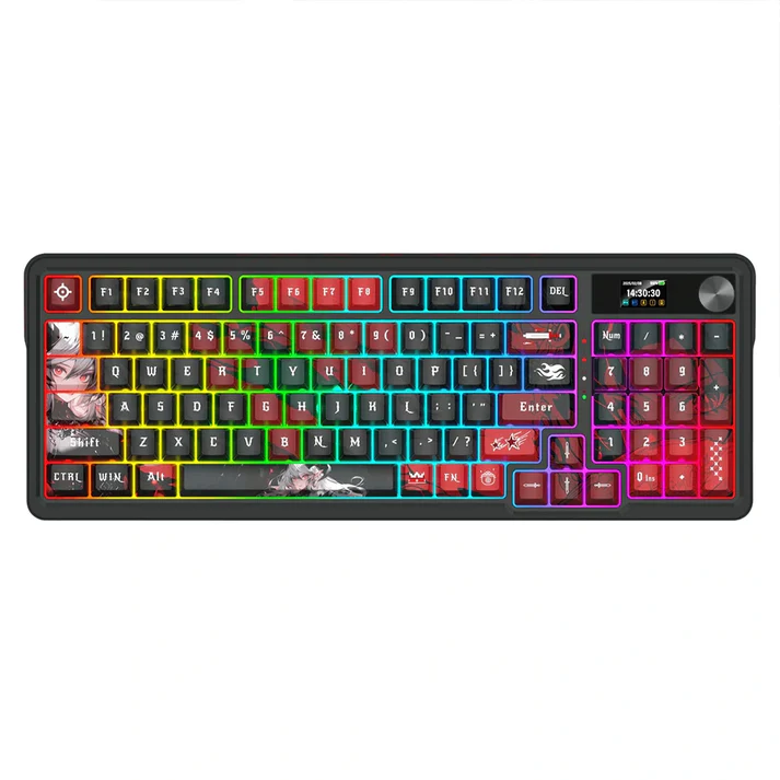 Redragon-Galatin-PRO-K719-AK-RGB-Wireless-Mechanical-keyboard-Front