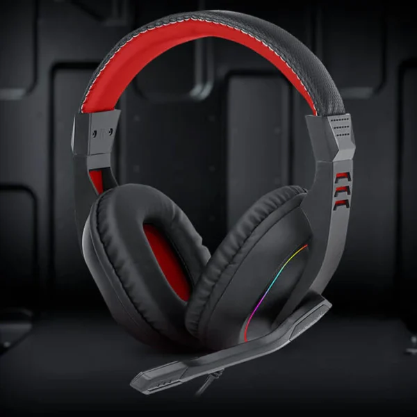 Redragon H120 ARES RGB Gaming Headset with Foldable Mic - Image 4