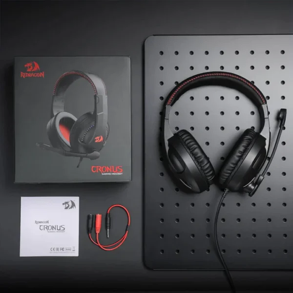 Redragon H211 Cronus RGB Gaming Headset with Noise Cancelling Mic - Image 7