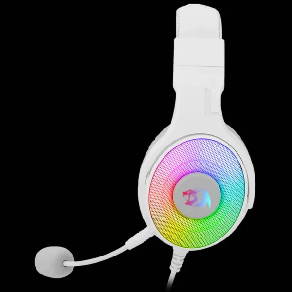Redragon H350 White Pandora RGB 50mm Gaming Headset - Image 6