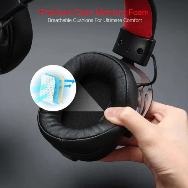 Redragon H376 Aurora In-Line Control Wired Gaming Headset - Image 4