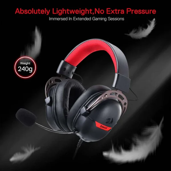 Redragon H376 Aurora In-Line Control Wired Gaming Headset - Image 3