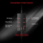 Redragon H376 Aurora In-Line Control Wired Gaming Headset - Image 5