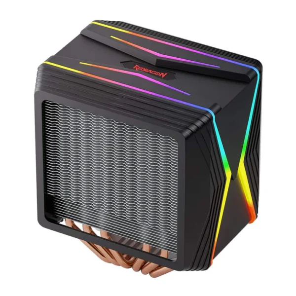 Redragon CC-2188 Hodur Dual Tower CPU Air Cooler with 6 Heat Pipes - Image 2