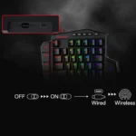 Redragon K585 One-Handed RGB Gaming Keypad with Blue Switches - Image 6