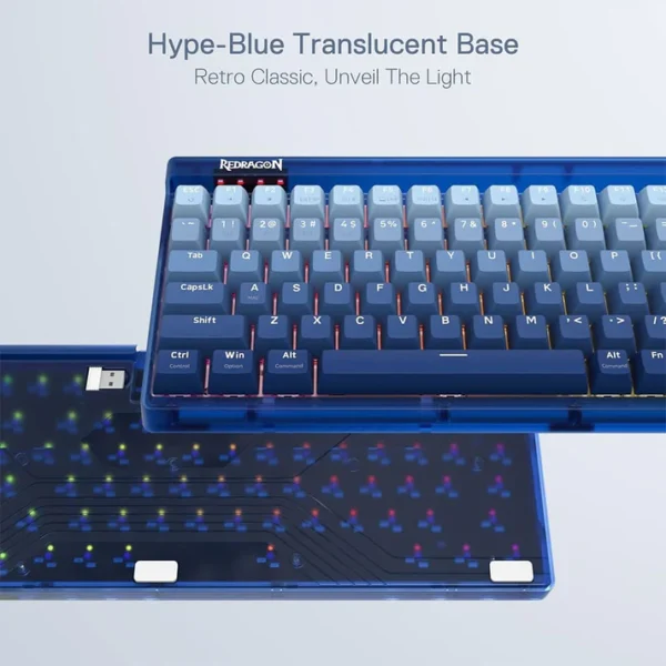 Redragon K656 Garen PRO Wireless Mechanical Gaming Keyboard - Image 4