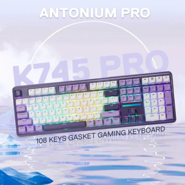 Redragon ANTONIUM K745WP RGB PRO Mechanical Gaming Keyboard - Image 2